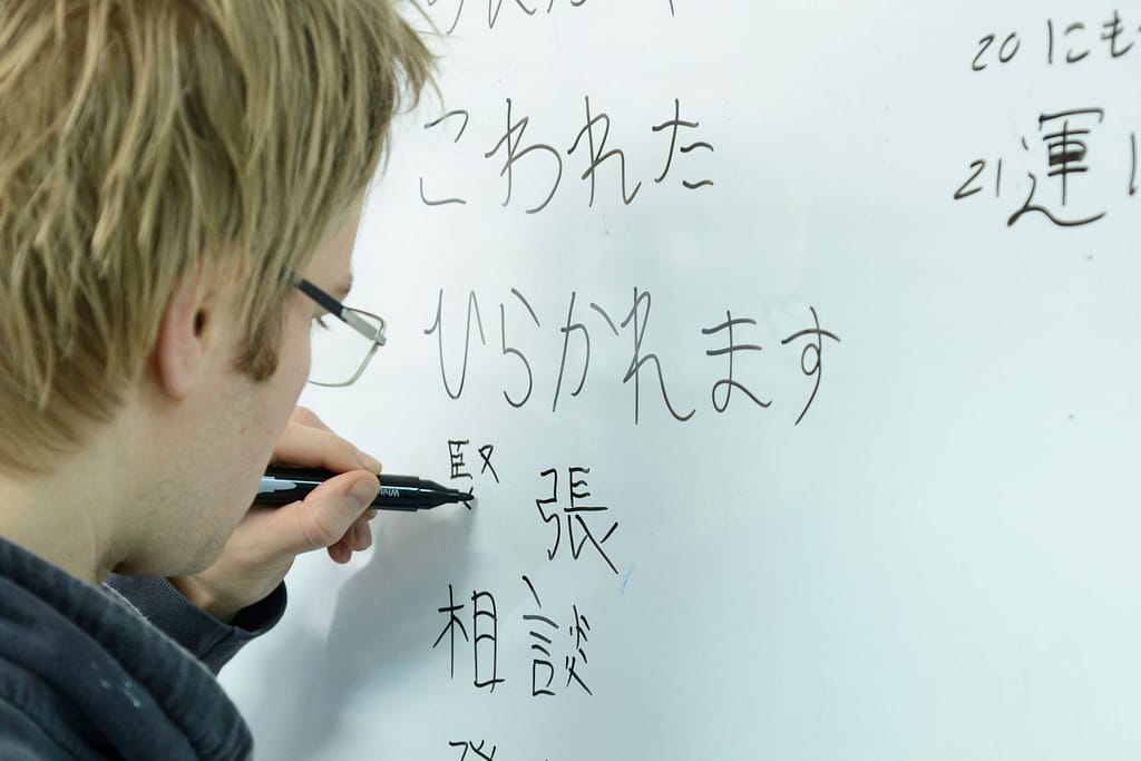 Japanese language school in Japan