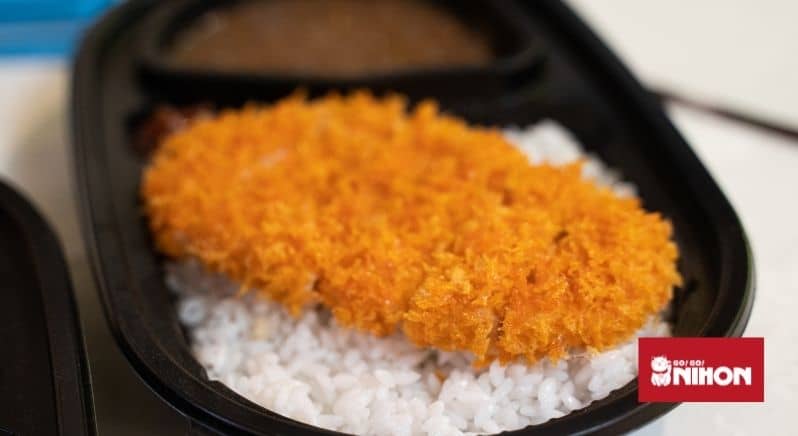 Katsu Schnitzel auf Reis