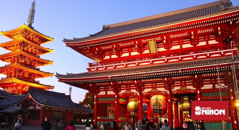 Visitar Tokio, Templo Sensoji 