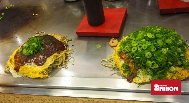 Okonomiyaki al estilo de Hiroshima