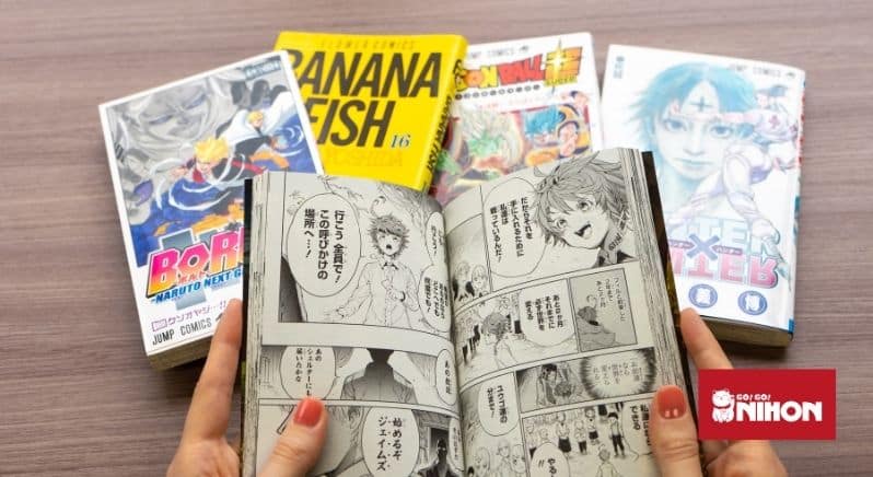 Reading manga
