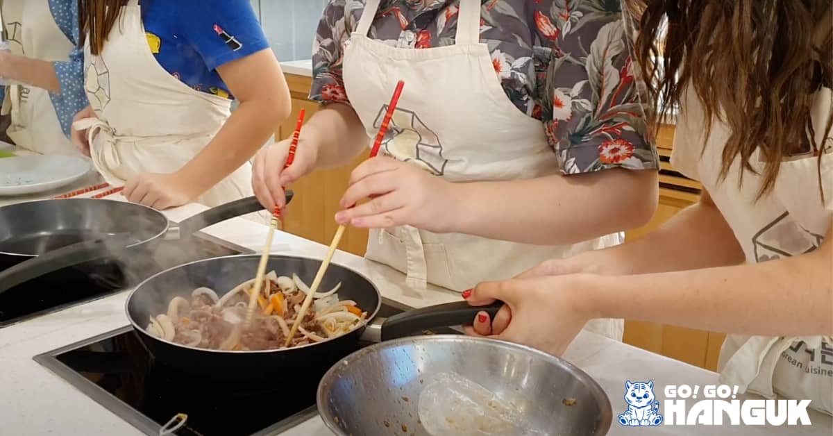 Lezioni di cucina previste per alcuni corsi di coreano in Corea
