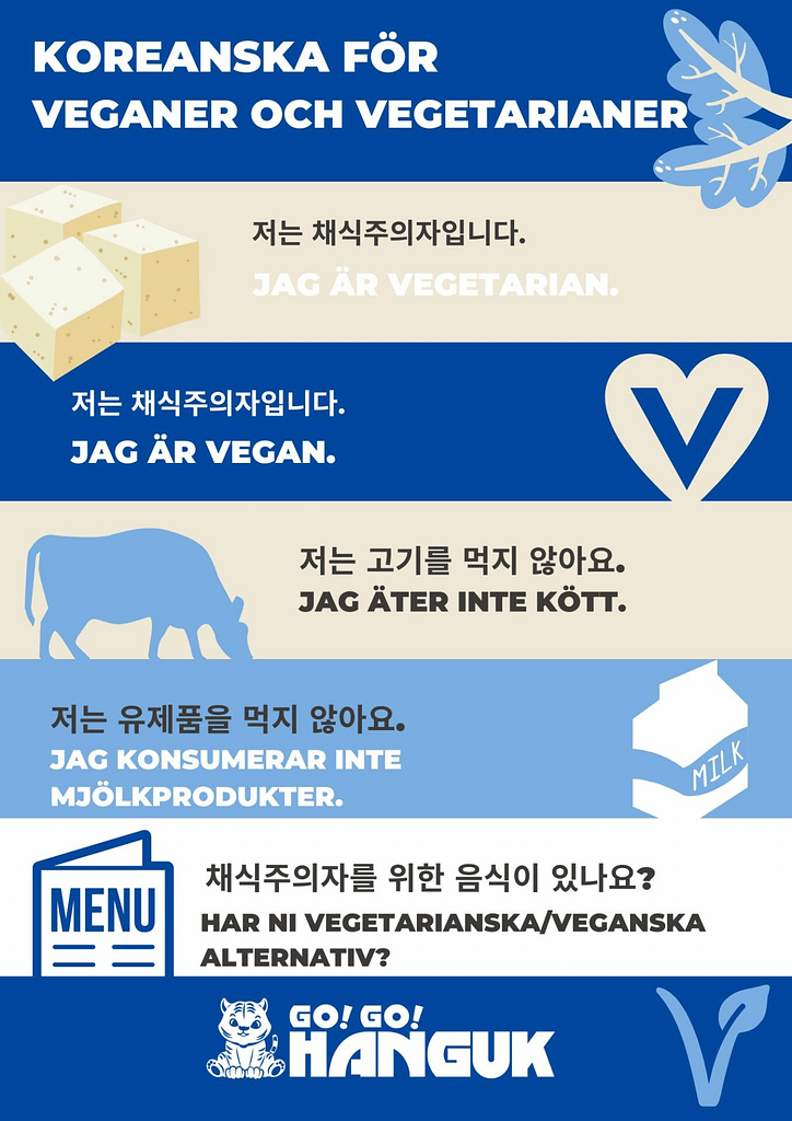 Vegetarisk mat i Sydkorea