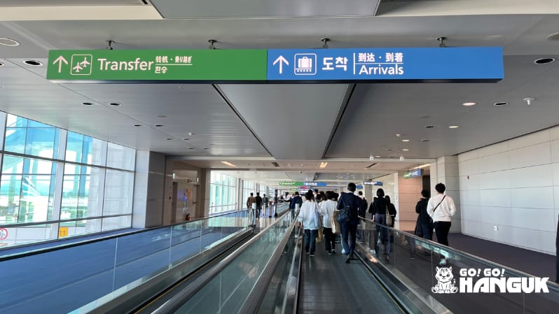 Tragitto in aeroporto per il controllo del visto di studio per la Corea