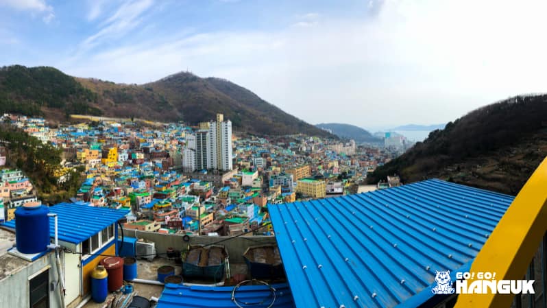 Vista del villaggio Gamcheon - 5 cose da fare a Busan