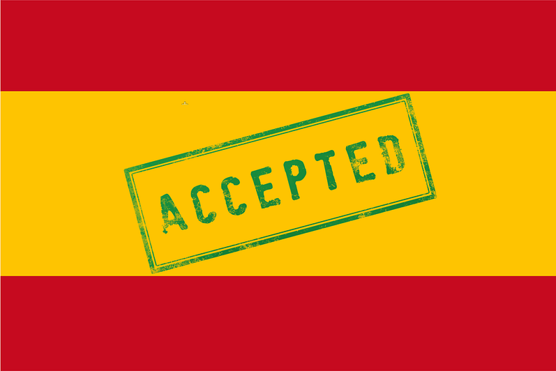 Spanish Entrepreneur Visa accepted
