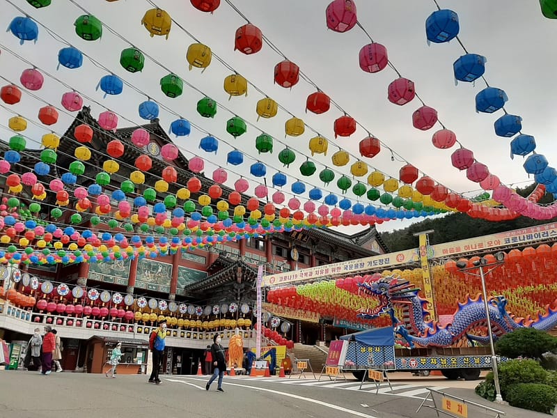 Lanterns as one of the top events throughout the year in Korea