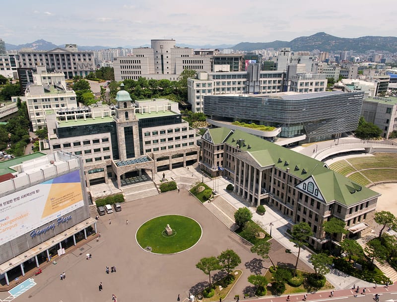 Campus della Hanyang University dall'alto