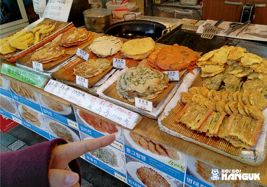 Street food coreano - frittelle pajeon