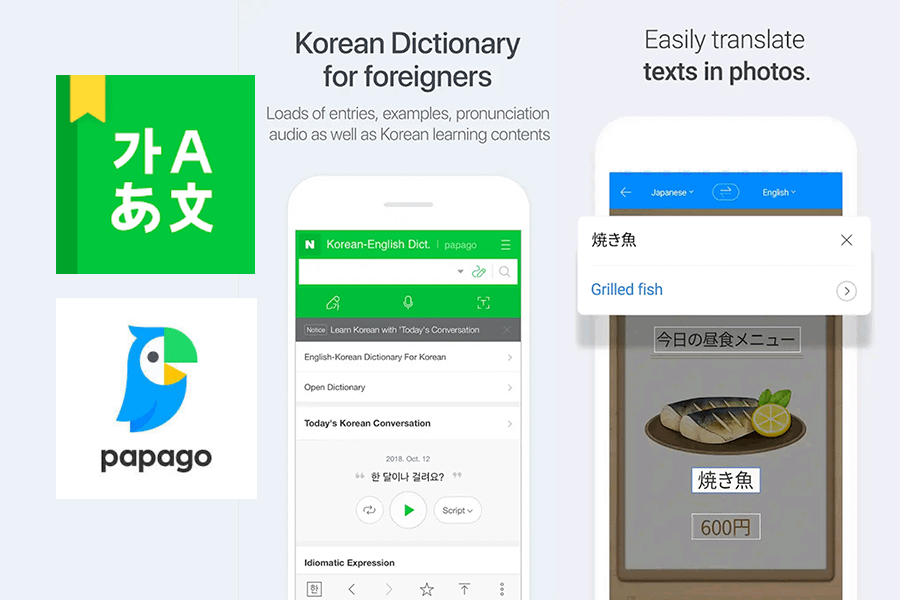 Apps you need in Korea for translations