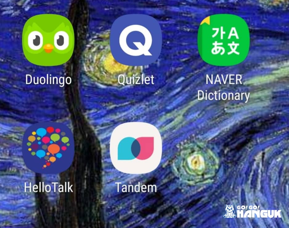 Korean apps to study Korean