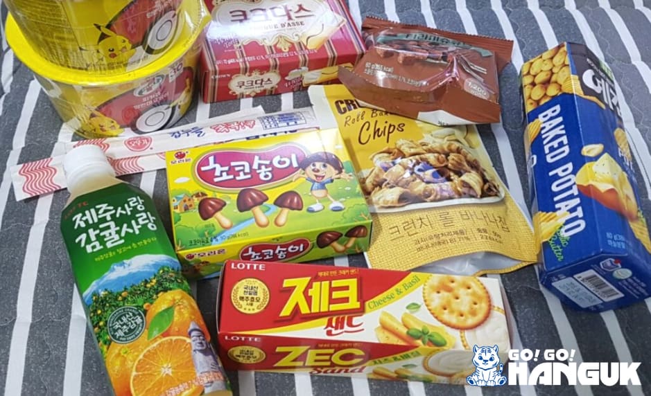 Snack del supermercato in Corea