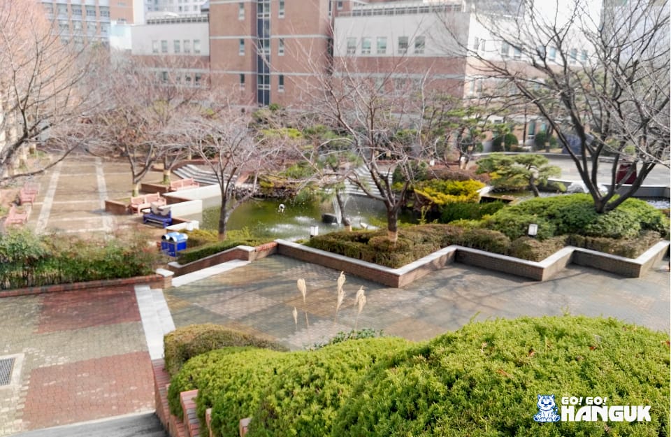 University campus - Student dormitory in Korea