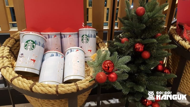 Noël en Corée à Starbucks