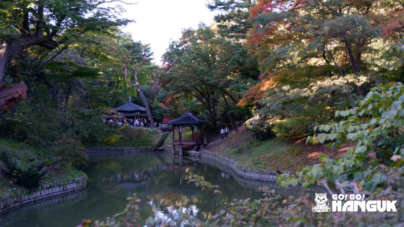 Giardini del palazzo Changdeokgung come una delle attività tradizionali coreane