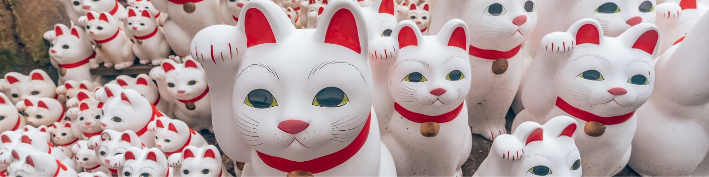 Bazaar Novedades - Los Maneki Neko, también llamados gatos de la suerte,  gatos de la fortuna, gatos del dinero y gatos de bienvenida son muy  populares en la cultura asiática. Aunque se